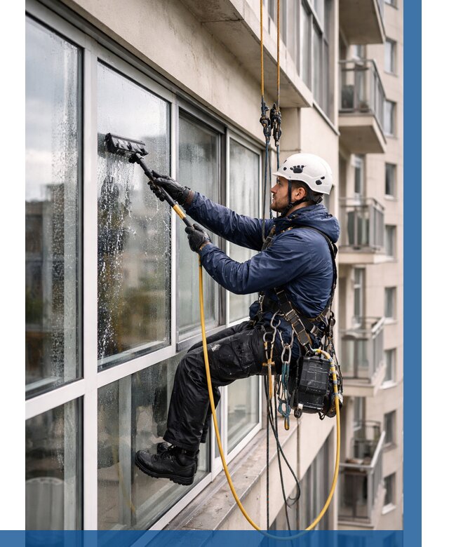 Мойка балконного остекления в Стерлитамаке от 3605 р. | ВЫСОТНИК-Стм