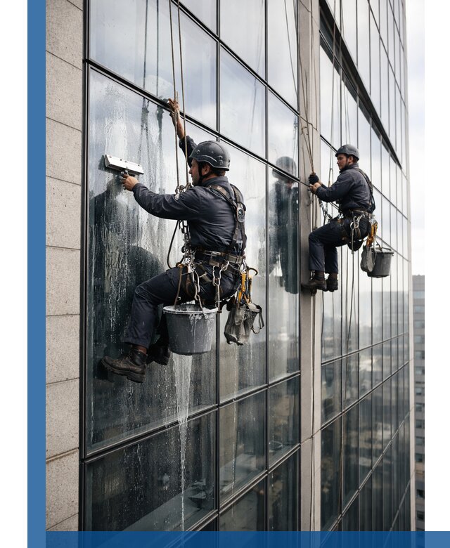 Профессиональная мойка стеклянных фасадов зданий в Стерлитамаке