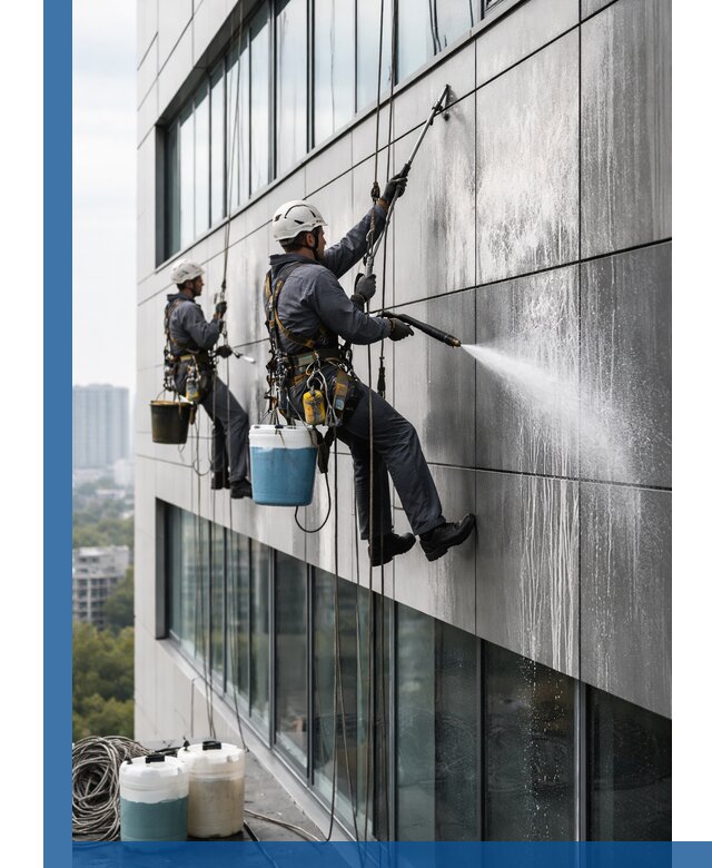 Профессиональная мойка вентилируемых фасадов в Стерлитамаке