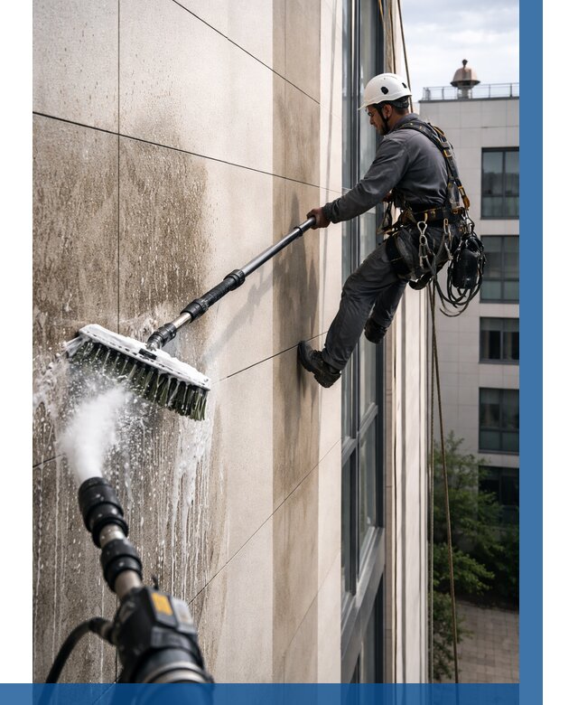 Мойка фасада из керамогранита в Стерлитамаке от 309 р. | ВЫСОТНИК-Стм