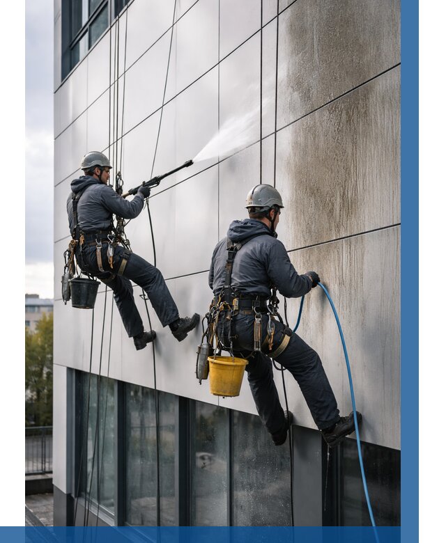 Мойка фасада из композита в Стерлитамаке по цене от 309 р. | ВЫСОТНИК-Стм