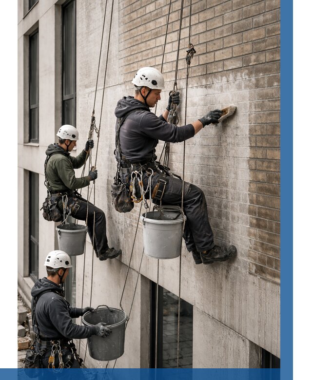 Удаление высолов с фасада в Стерлитамаке от 257 р. | ВЫСОТНИК-Стм