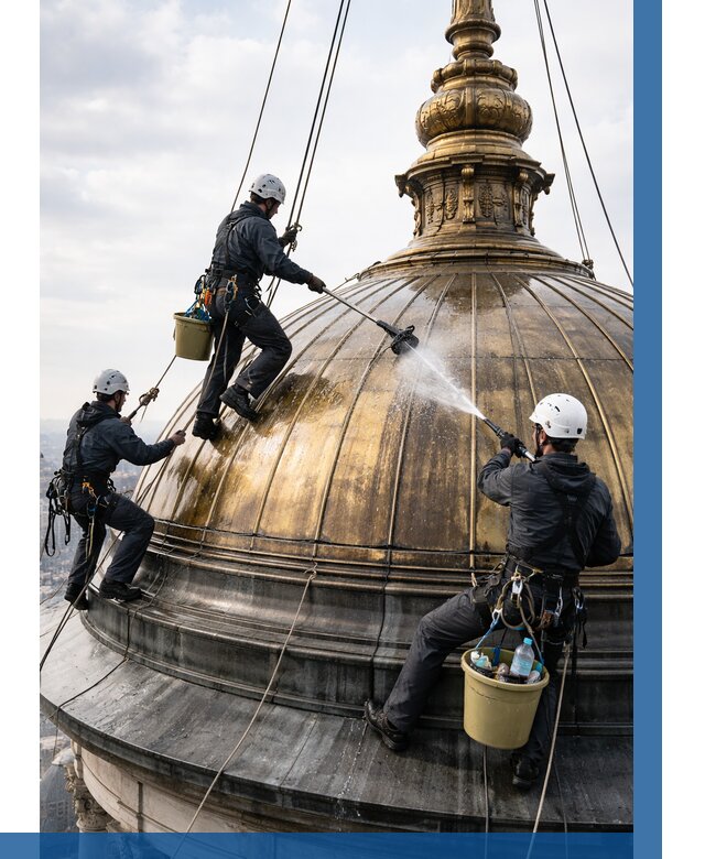 Мойка куполов и шпилей в Стерлитамаке от 8239 р. - заказать | ВЫСОТНИК-Стм