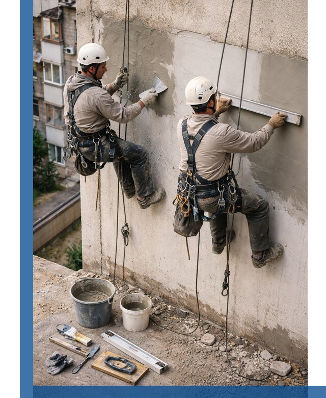 Комплексный ремонт штукатурного фасада с гарантией в Стерлитамаке