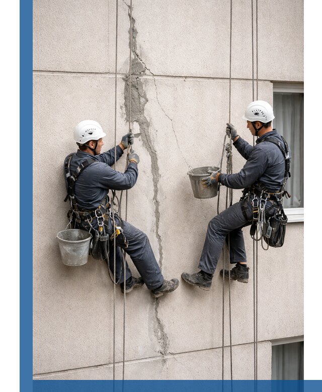 Заделка трещин на фасаде в Стерлитамаке с гарантийным ремонтом