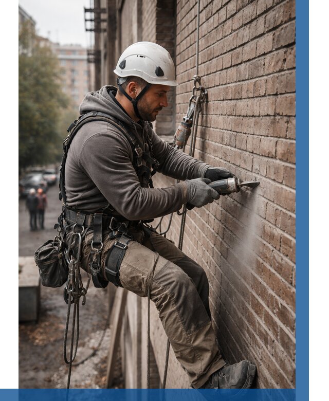 Расшивка кирпичных швов в Стерлитамаке от 618 р. | ВЫСОТНИК-Стм