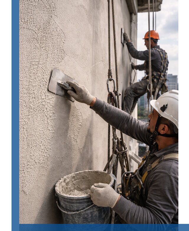 Декоративная штукатурка фасада с утеплением и защитой в Стерлитамаке