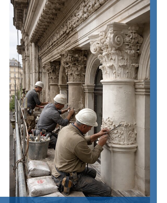 Реставрация фасадной лепнины в Стерлитамаке от 2575 р. | ВЫСОТНИК-Стм