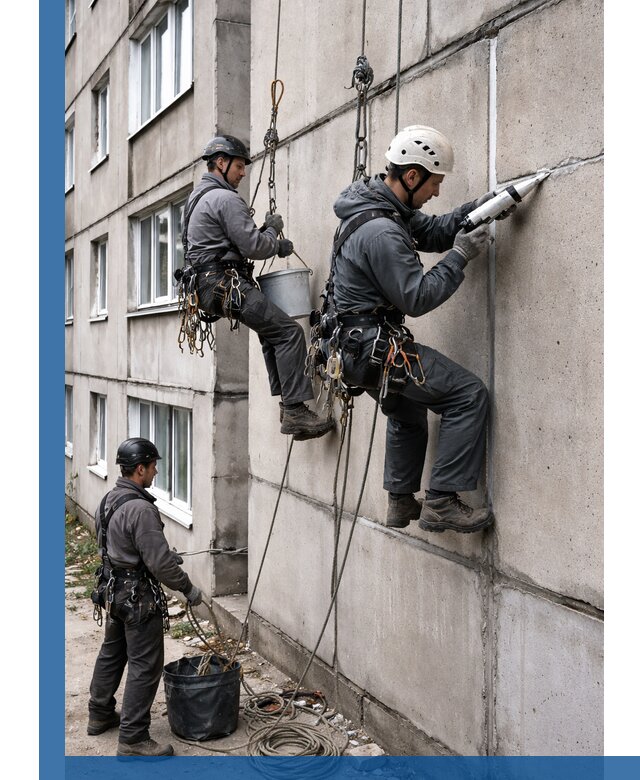 Герметизация межпанельных швов в Стерлитамаке с гарантией герметичности