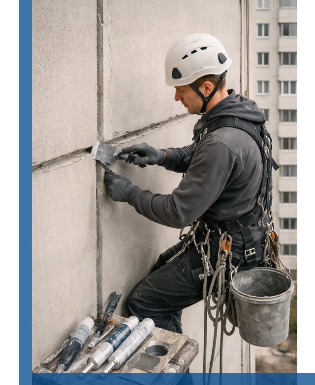 Ремонт межпанельных швов в Стерлитамаке герметизация и восстановление