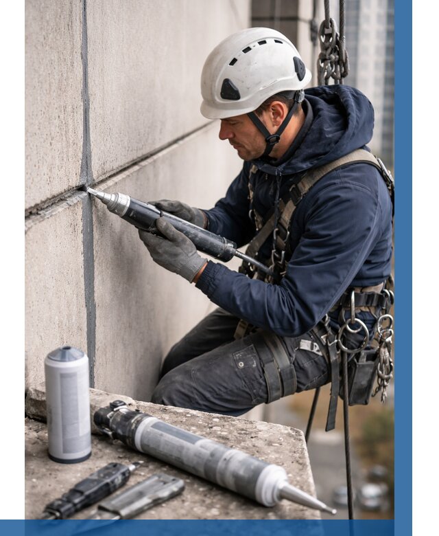 Вторичная герметизация швов в Стерлитамаке от 463 р. | ВЫСОТНИК-Стм