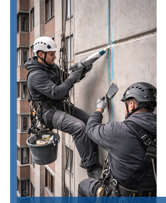 Вторичная герметизация швов фасада и кровли в Стерлитамаке