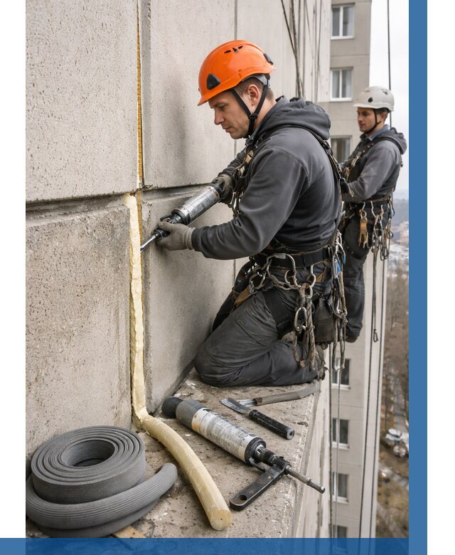 Теплый шов межпанельные швы в Стерлитамаке от 721 р. | ВЫСОТНИК-Стм