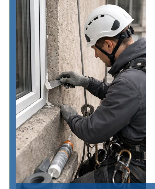 Герметизация монтажных швов окон в Стерлитамаке с гарантией качества