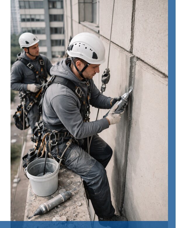 Ремонт деформационных швов здания в Стерлитамаке от 1030 р. | ВЫСОТНИК-Стм