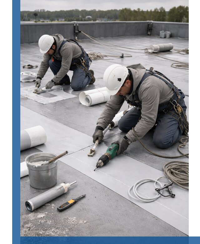 Ремонт мембранной кровли в Стерлитамаке качественно и с гарантией