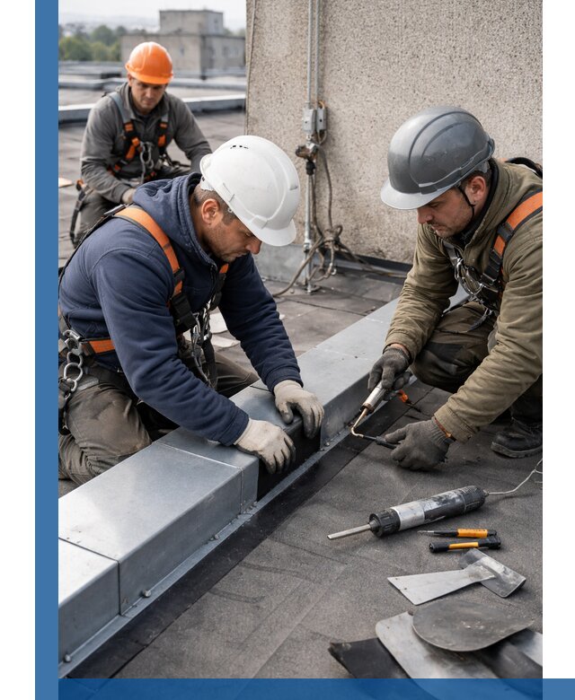 Ремонт кровельных примыканий в Стерлитамаке профессионально