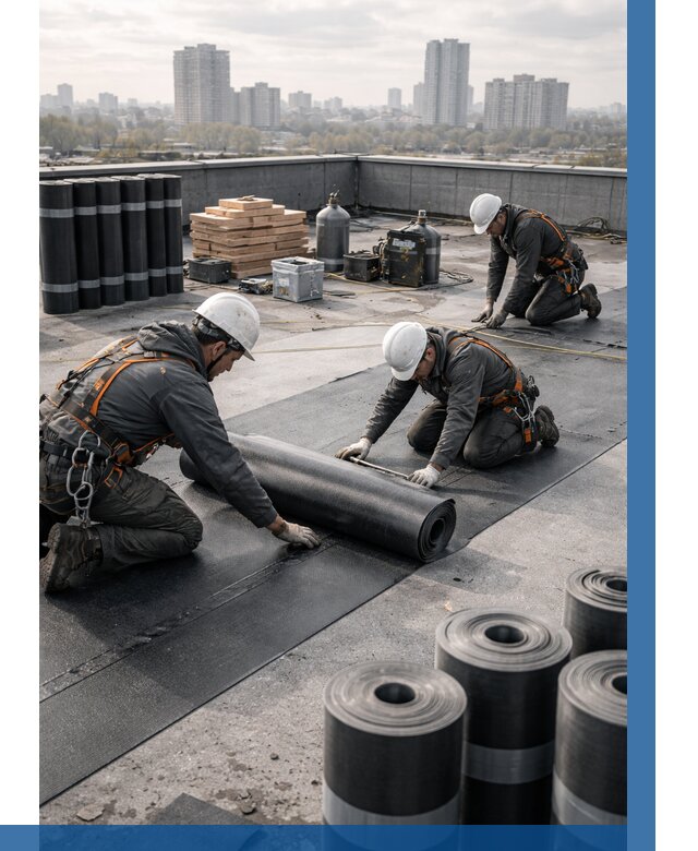 Монтаж мягкой кровли под ключ в Стерлитамаке от 463 р. | ВЫСОТНИК-Стм