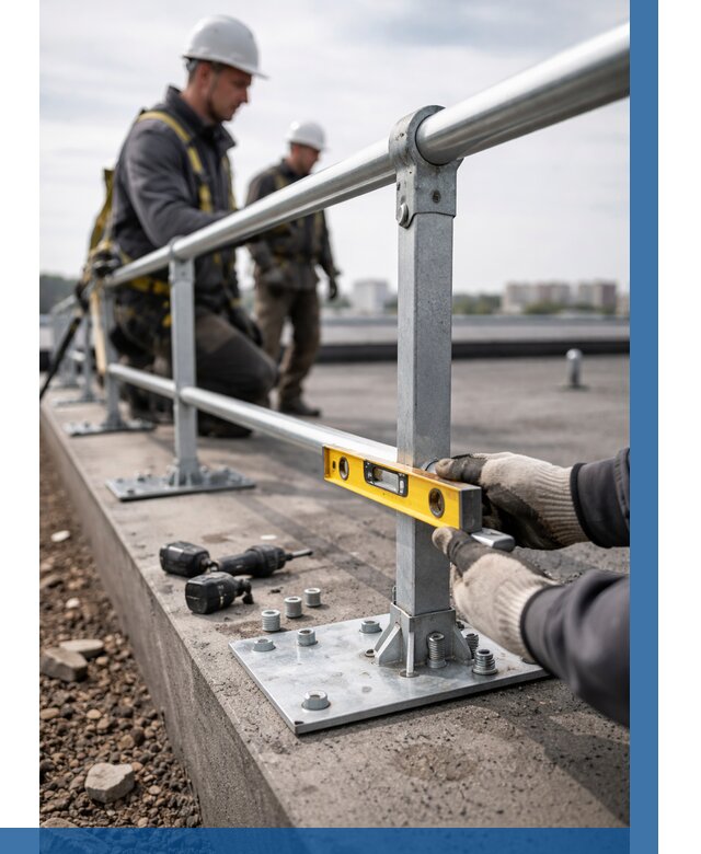 Монтаж кровельного ограждения в Стерлитамаке от 1236 р. | ВЫСОТНИК-Стм