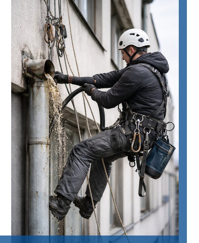 Прочистка водосточных труб в Стерлитамаке от 3605 р. | ВЫСОТНИК-Стм