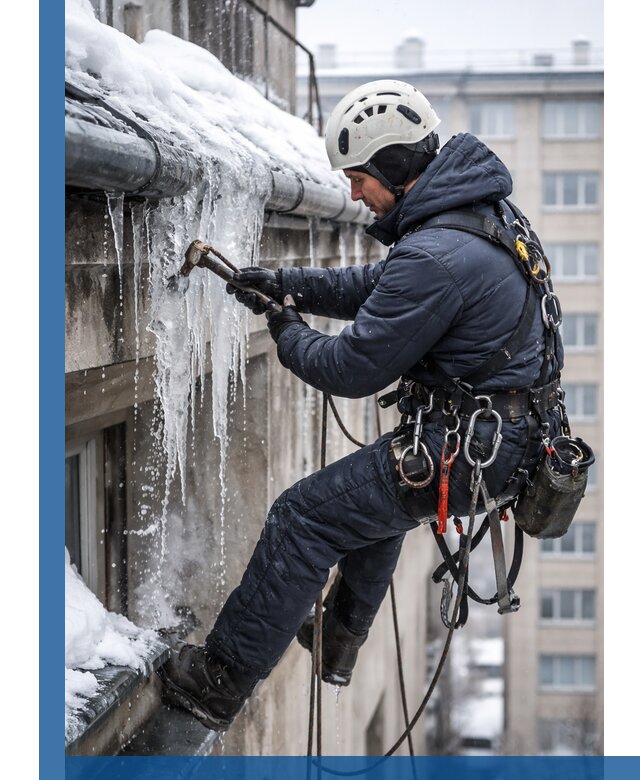 Удаление наледи и чистка водостоков в Стерлитамаке оперативно и безопасно