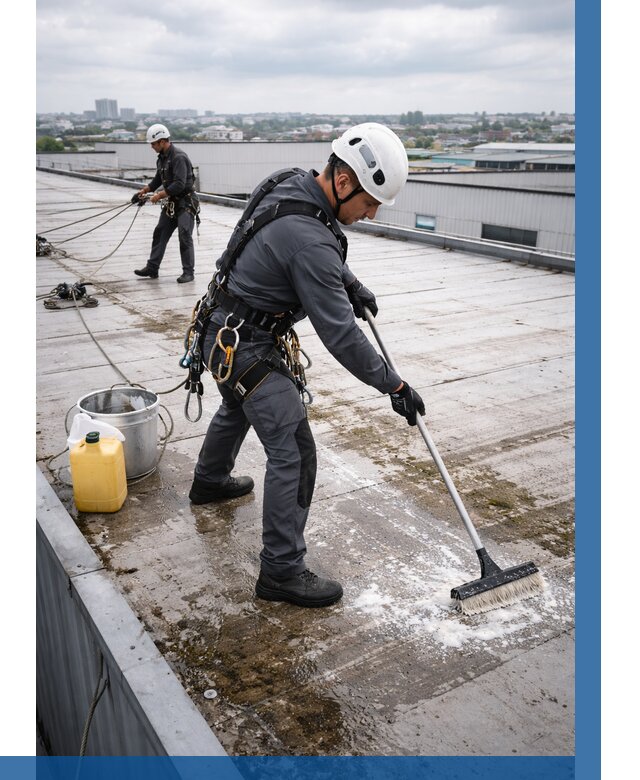 Очистка крыши по графику в Стерлитамаке от 7724 р. | ВЫСОТНИК-Стм