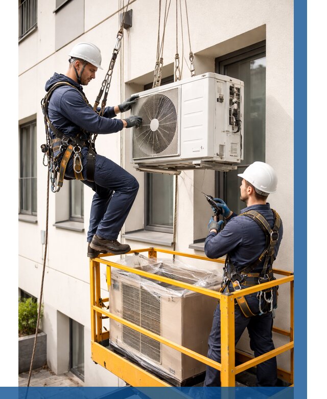 Демонтаж внешнего блока кондиционера в Стерлитамаке от 3605 р. | ВЫСОТНИК-Стм