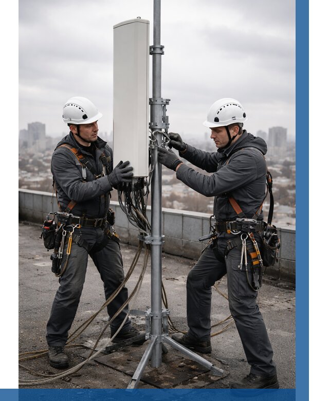 Монтаж антенн связи на крыше в Стерлитамаке от 8754 р. | ВЫСОТНИК-Стм