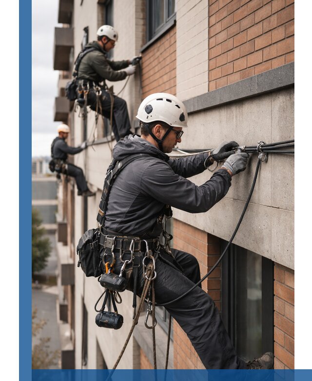 Крепление кабеля на фасаде монтаж и крепеж в Стерлитамаке
