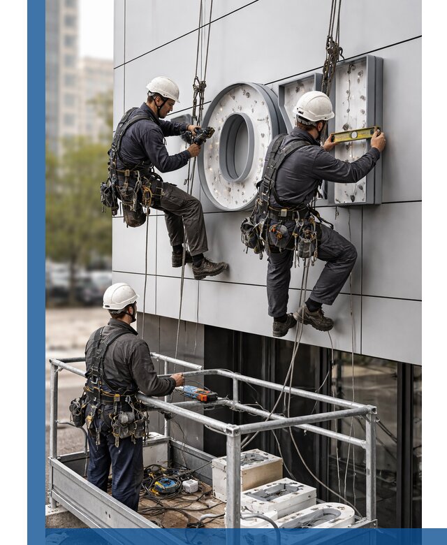 Профессиональный монтаж световых букв в Стерлитамаке под ключ