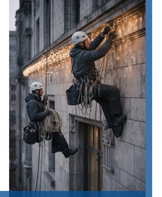 Монтаж новогодней иллюминации в Стерлитамаке от 8754 р. | ВЫСОТНИК-Стм