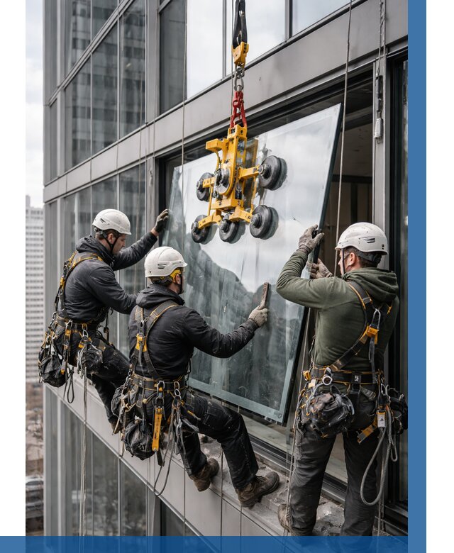 Фасадное остекление зданий под ключ в Стерлитамаке от 10299 р. | ВЫСОТНИК-Стм