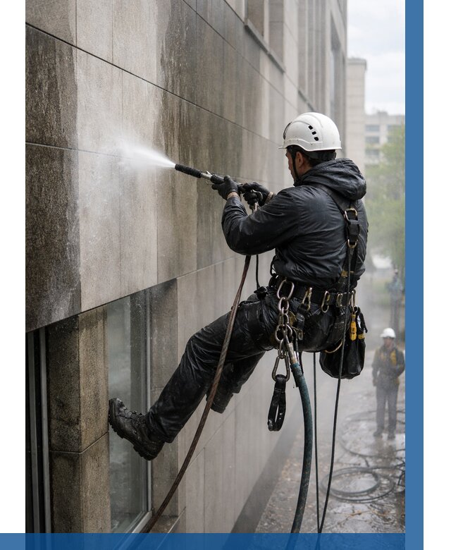 Гидроструйная очистка поверхностей в Стерлитамаке от 875 р. | ВЫСОТНИК-Стм