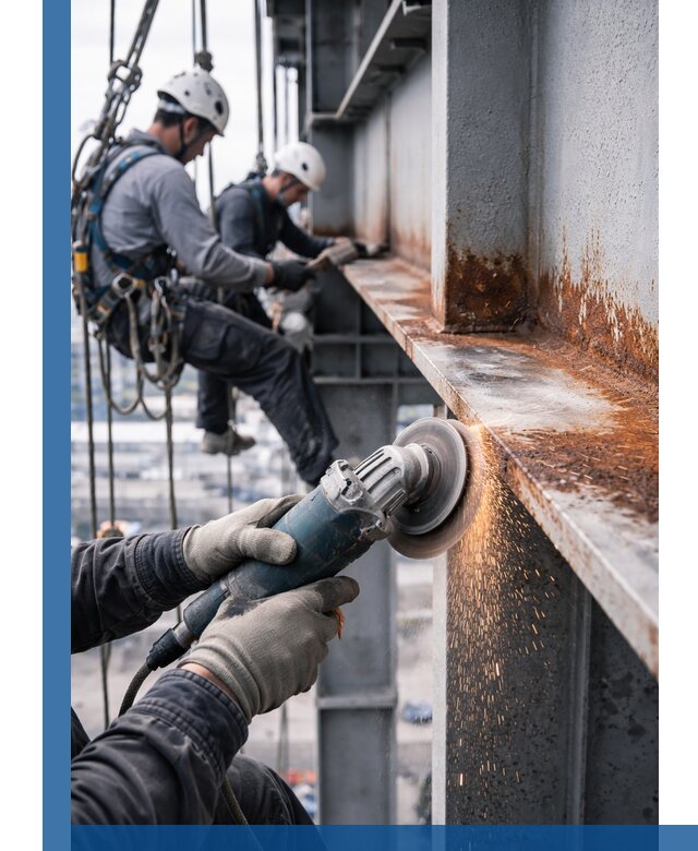 Зачистка металла от ржавчины и подготовка поверхностей в Стерлитамаке