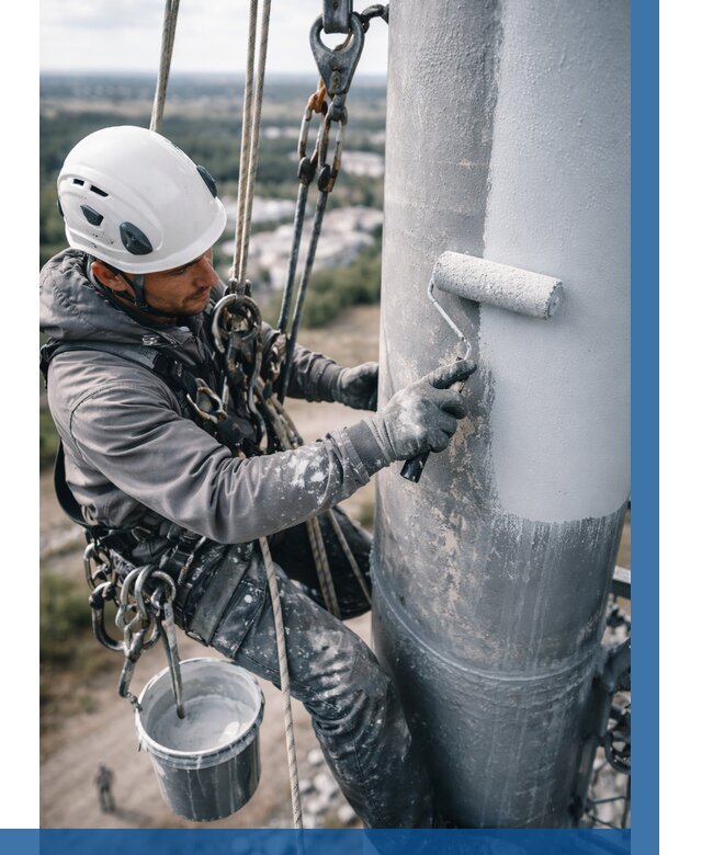 Покраска мачт связи под ключ в Стерлитамаке от 875 р. | ВЫСОТНИК-Стм