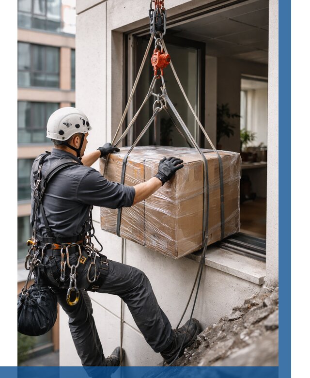 Подъем груза через окно в Стерлитамаке от 4635 р. | ВЫСОТНИК-Стм