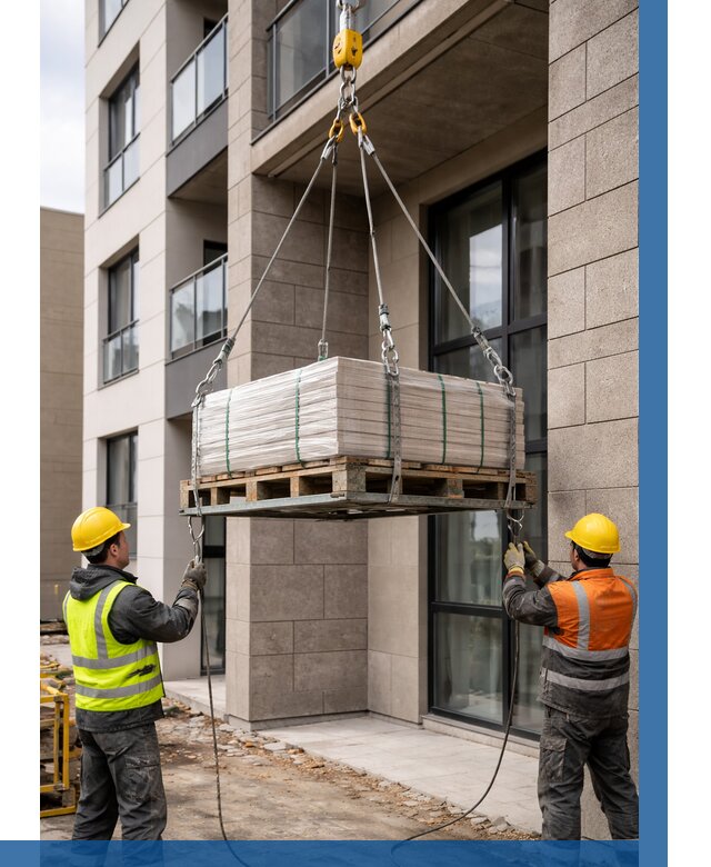 Подъем керамогранита на этаж в Стерлитамаке от 3605 р. | ВЫСОТНИК-Стм