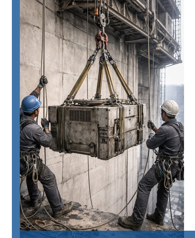 Такелажные работы на высоте, подъем и монтаж грузов в Стерлитамаке