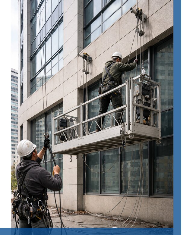 Монтаж и подъем фасадной люльки в Стерлитамаке от 12359 р. | ВЫСОТНИК-Стм