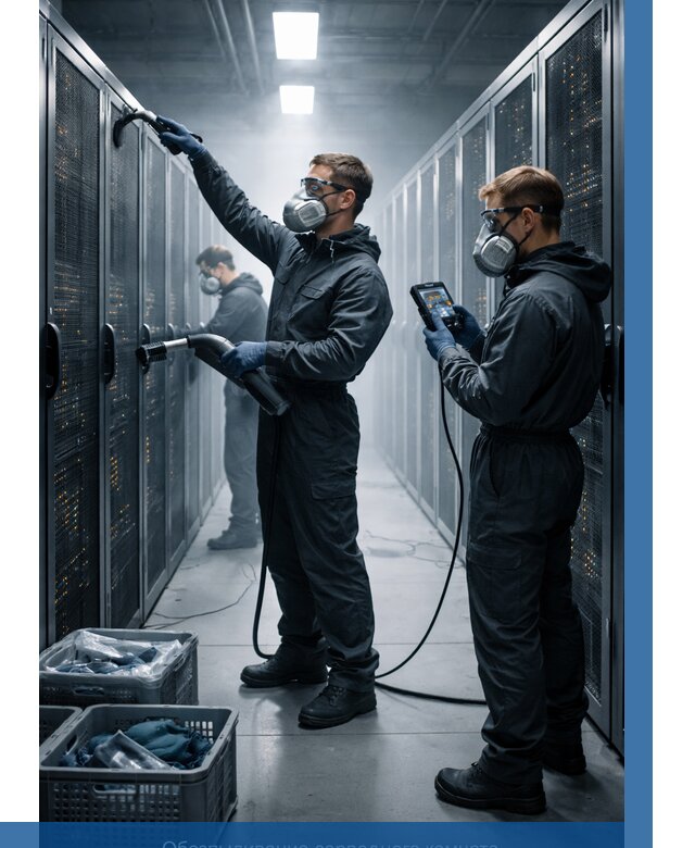 Обеспыливание серверной комнаты в Стерлитамаке от 4635 р. | ВЫСОТНИК-Стм