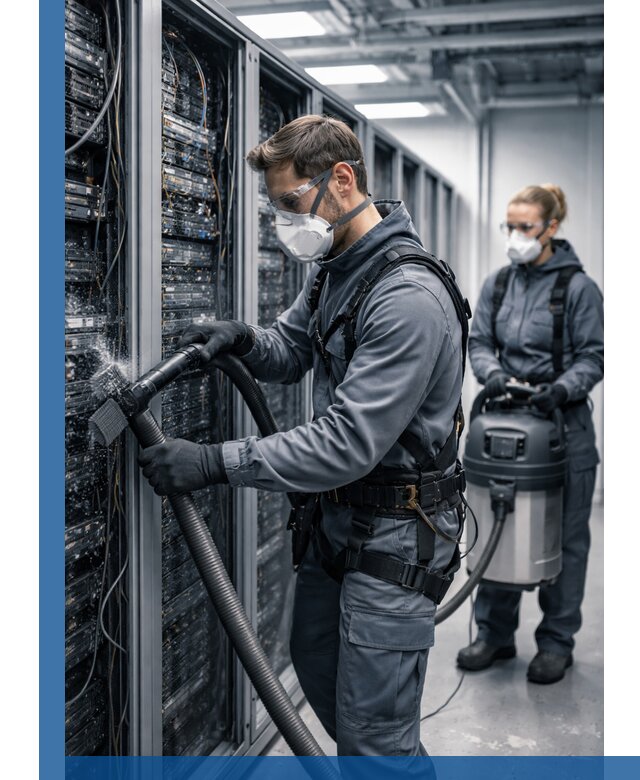 Обеспыливание серверной комнаты в Стерлитамаке, профессиональная очистка