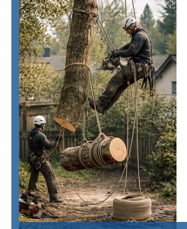 Валка деревьев частями в Стерлитамаке, безопасно и аккуратно