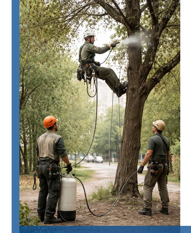 Обработка деревьев от вредителей в Стерлитамаке профессиональная защита