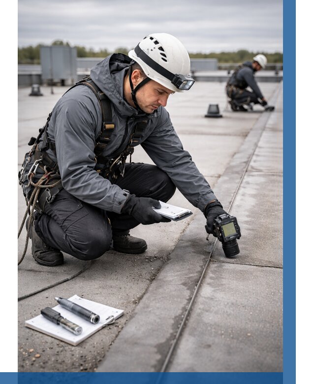 Обследование кровли на протечки в Стерлитамаке от 4635 р. | ВЫСОТНИК-Стм