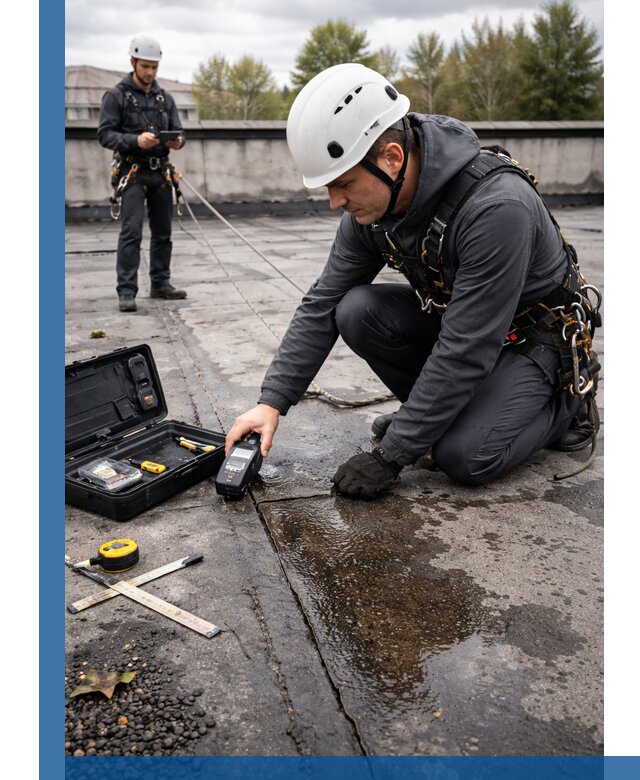 Обследование кровли на протечки и выявление дефектов в Стерлитамаке