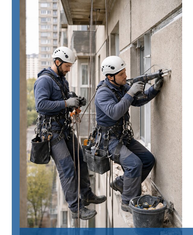 Промышленные альпинисты высотные работы и монтаж в Стерлитамаке